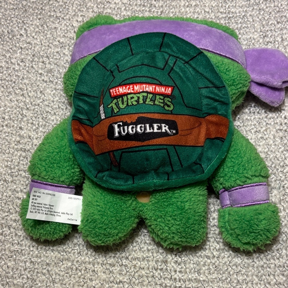 Fuggler Teenage Mutant Ninja Turtles Donatello Plush Nickelodeon
TMNT Green - Picture 4 of 8